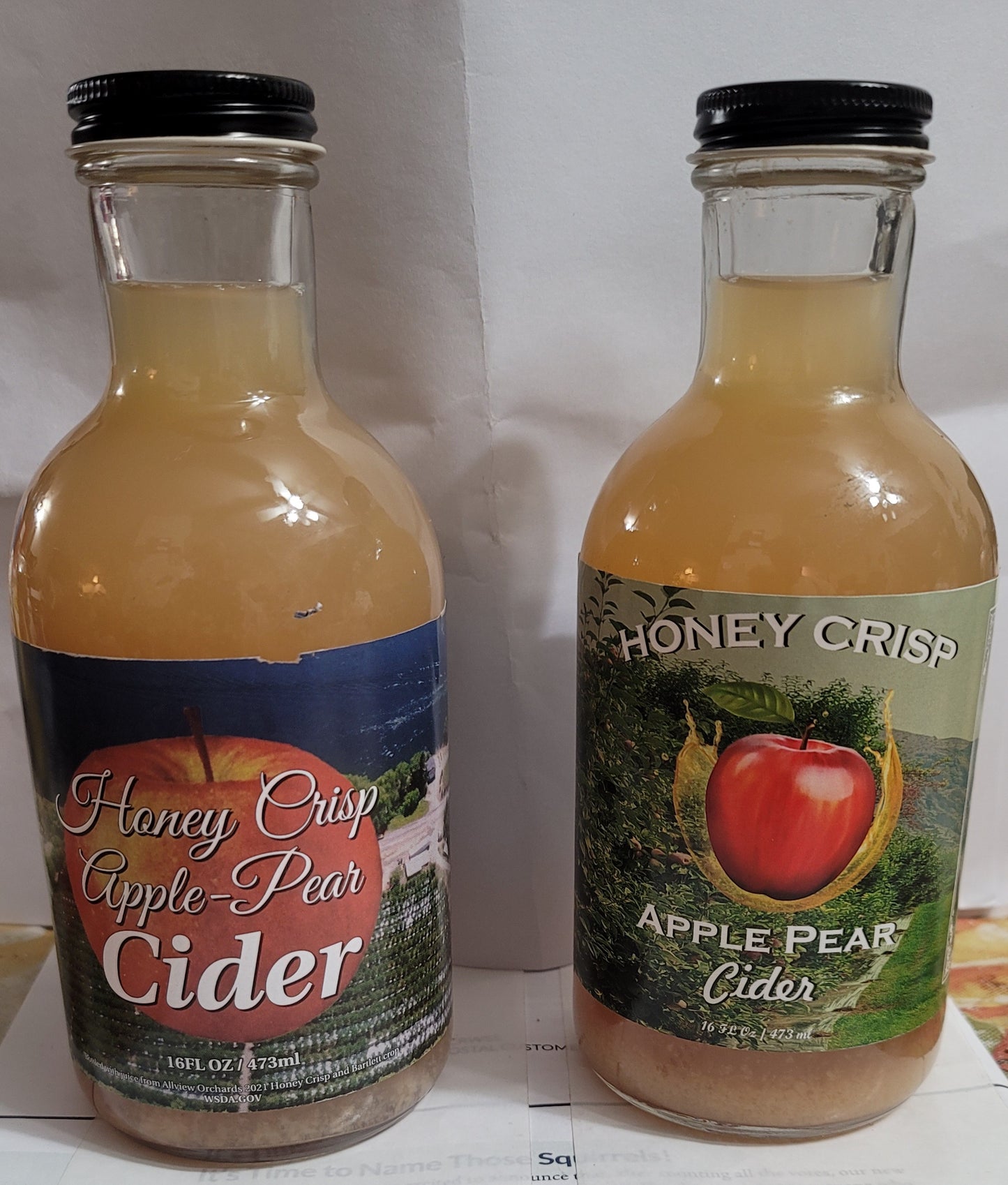 HoneyCrisp Apple- Pear Cider